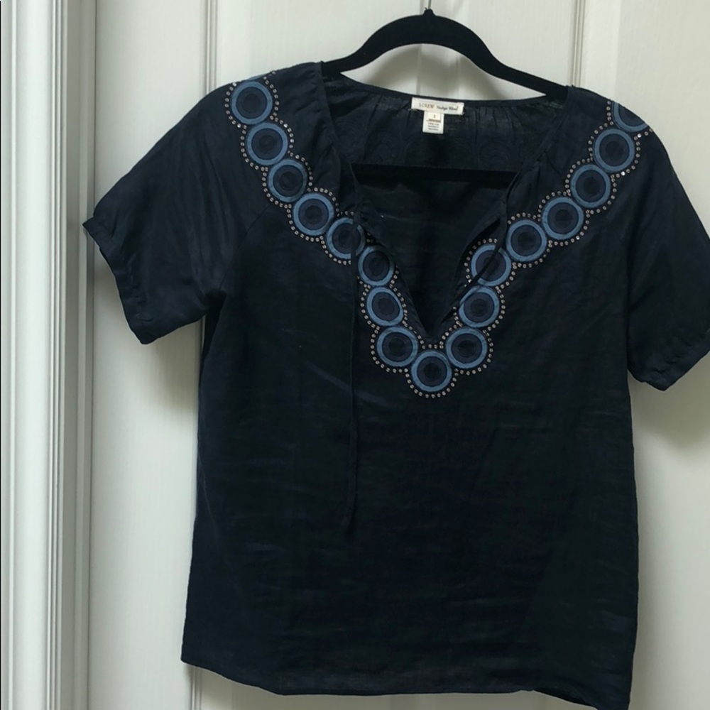 Linen Mexican blouse